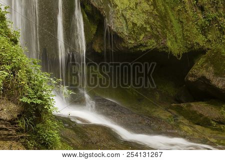 Waterfall In Autoire, Lot Department, Occitanie, France