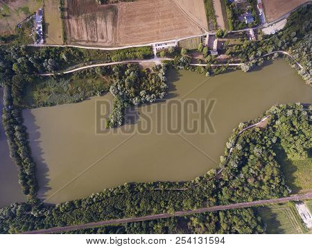 Bassin De Trevoix In Ollainville, Essonne, France