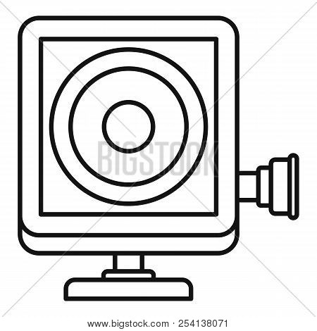 Action Camera Icon. Outline Illustration Of Action Camera Icon For Web Design Isolated On White Back