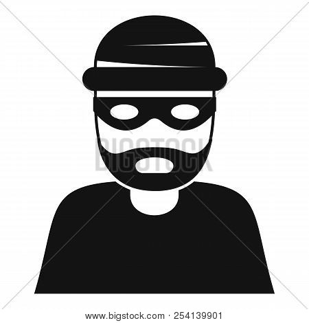 Thief Icon. Simple Illustration Of Thief Icon For Web Design Isolated On White Background