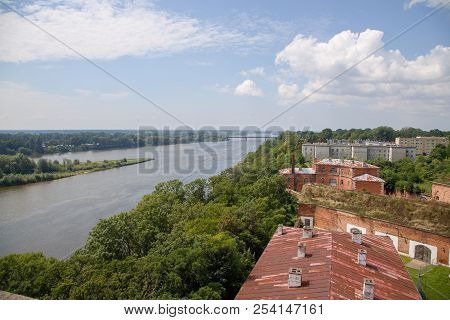 View From Modlin Castle In Poland, Europe