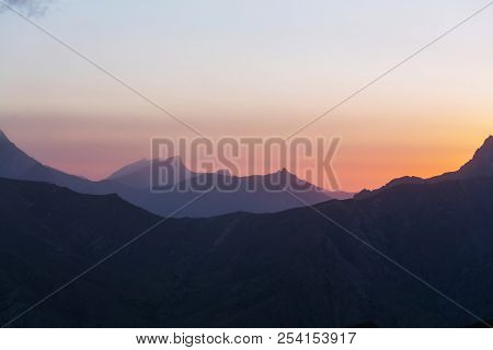 Beautiful landscape of Fann Mountains, Tajikistan