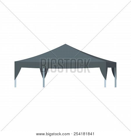Commercial Tent Icon. Flat Illustration Of Commercial Tent Icon For Web Isolated On White