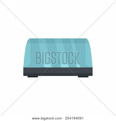 Commercial Fridge Icon. Flat Illustration Of Commercial Fridge Icon For Web Isolated On White