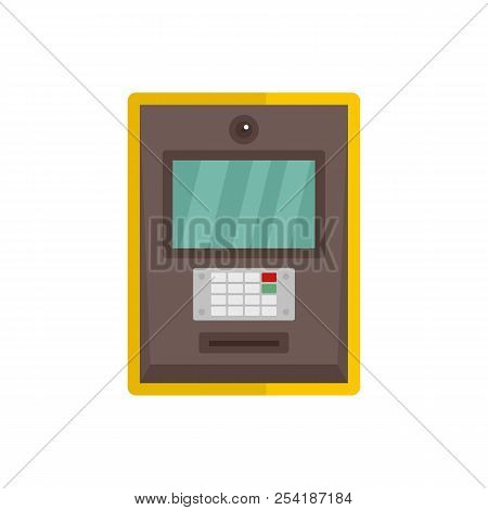 Atm Icon. Flat Illustration Of Atm Icon For Web Isolated On White