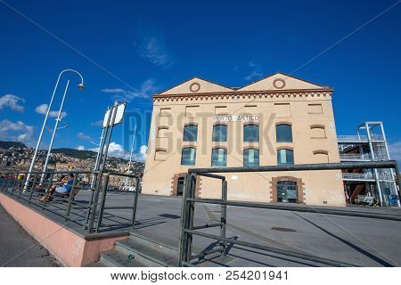 Genoa (genova), Italy, August, 10, 2017 - View Of The 