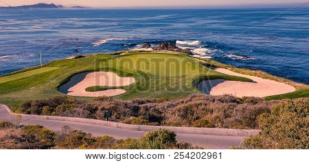 Pebble Beach Golf Course, Monterey, California, Usa