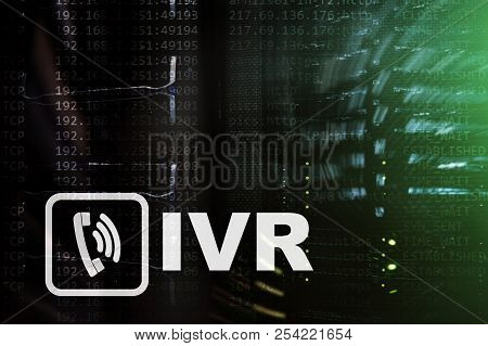 Ivr Interactive Voice Response Communication Concept. Servers