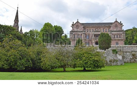 Palace Of Sobrellano In Comillas Cantabria Spain