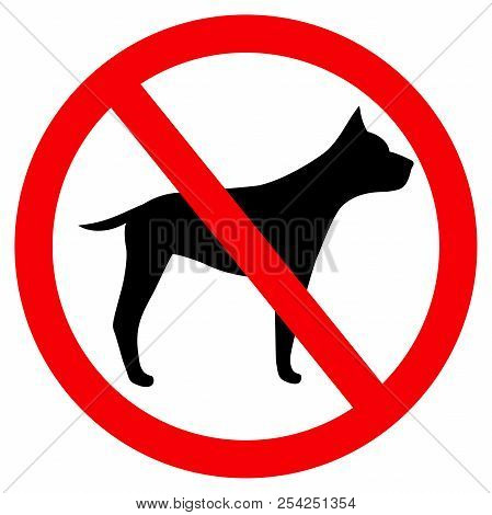 No Dog Sign, Icon Dont Come With Dog