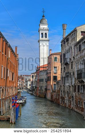 San Giorgio Dei Greci In Venice, Italy. It Was The Center Of The Scuola Dei Greci, The Confraternity