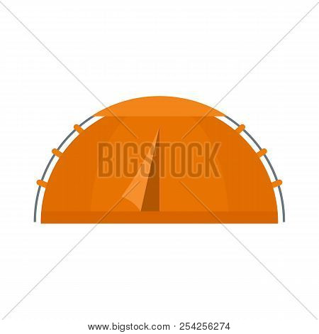 Hiking Tent Icon. Flat Illustration Of Hiking Tent Icon For Web Isolated On White