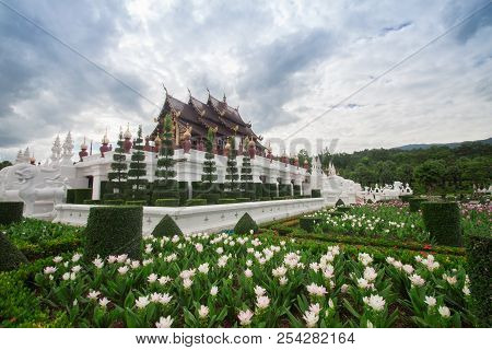 Chiang Mai, Thailand At Royal Flora Ratchaphruek Park.