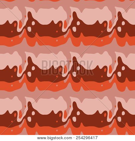 Seamless Pattern Background Of Multicolored Lines With Scribbler.