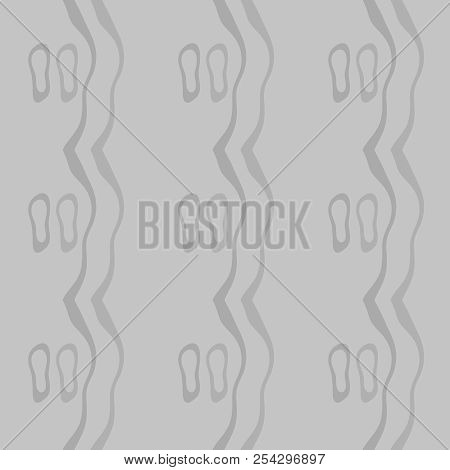Seamless Pattern Background Of Multicolored Lines With Scribbler.