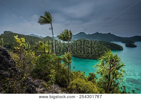 Panorama Marine Reserve Raja Ampat In New Guinea