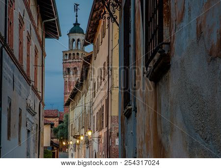 Saluzzo Is A Town And Former Principality In The Province Of Cuneo, Piedmont Region, Italy.
