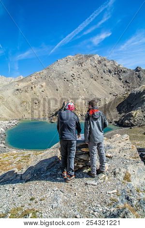 Trekking In Valle Maira, In The Northern Of Italy, Near Cuneo