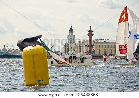 Baltic Yacht Week. Competitions Yacht Class J70 Under The Auspices Of The National Sailing League (n