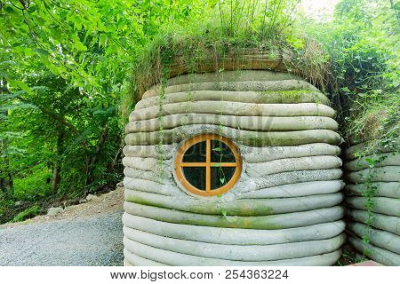 The Ancient Fortress Eski House Near The Forest.