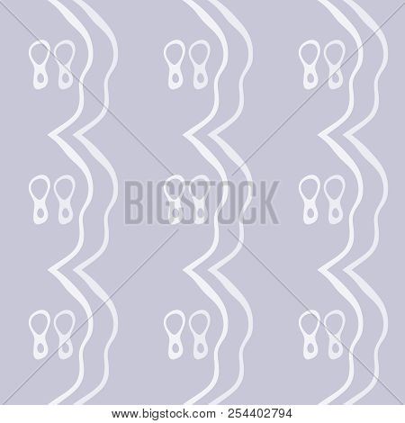 Seamless Pattern Background Of Multicolored Lines With Scribbler.