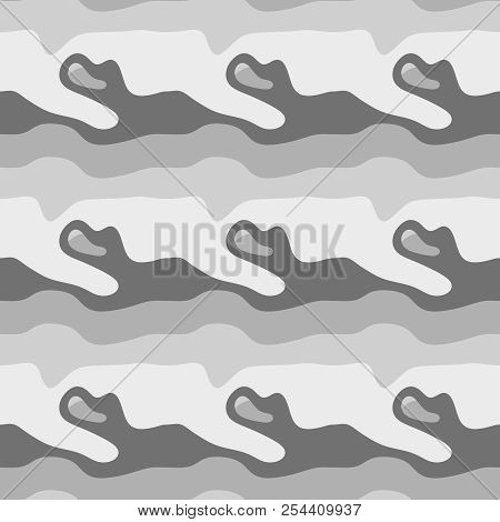 Seamless Pattern Background Of Multicolored Lines With Scribbler.