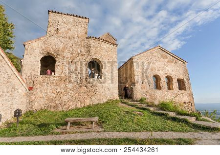 Nekresi, Georgia - Oct 1: Old Brick Houses In Area Of The Famous Orthodox Monastery In Alazani Valle