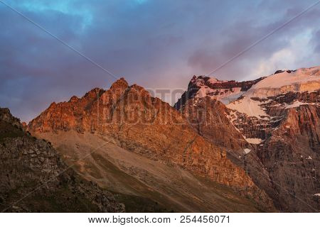 Beautiful landscape of Fann Mountains, Tajikistan