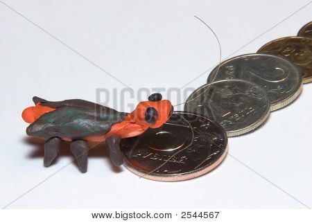 Plasticine Cockroach And Money