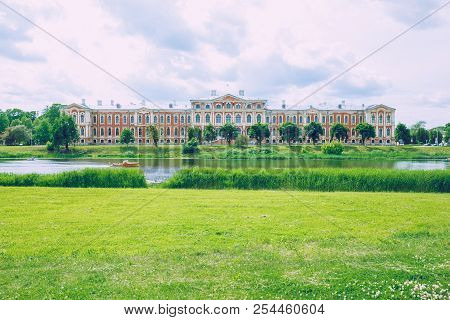 Old Red Castle In Jelgava, Latvia.