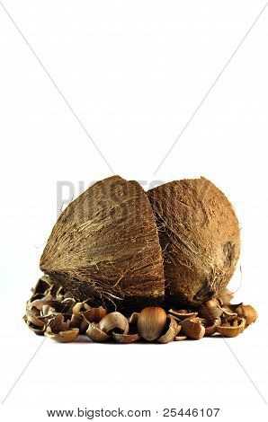 nozes e coco