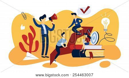 Mentoring Concept. Idea Of Leadership And Teamwork