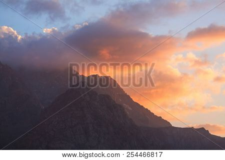 Beautiful landscape of Fann Mountains, Tajikistan