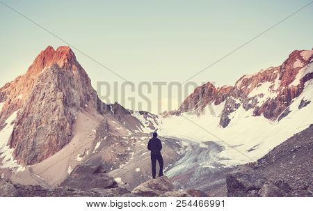 Beautiful landscape of Fann Mountains, Tajikistan