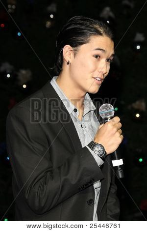 LOS ANGELES - NOV 19: Booboo Stewart auf die Citadel Outlets 10. jährlichen Tree Lighting auf Zitadelle Ou