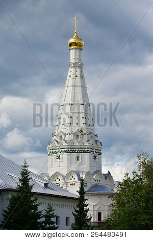 Temple Of The Monks Zosima And Savvaty Solovetsky (1637) In The Trinity Lavra Of St. Sergius. The Mo