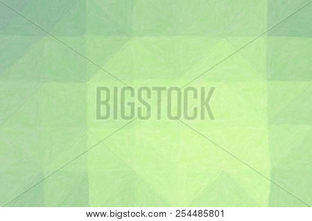 Useful Abstract Illustration Of Green And Grey Impasto With Soft Brush Paint. Stunning  For Your Pri