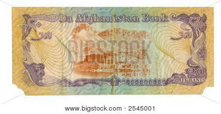 20 Afghání Bill z Afghánistánu