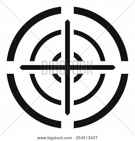 Svd Gun Aim Icon. Simple Illustration Of Svd Gun Aim Icon For Web Design Isolated On White Backgroun