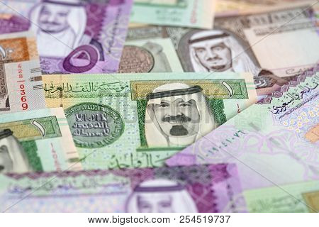 Collection of Saudi Arabia Riyal banknotes