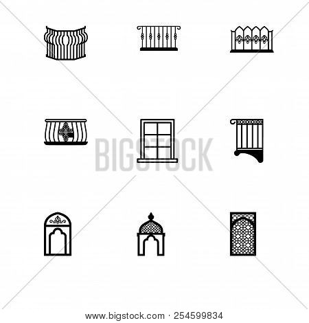 set outline icon eps