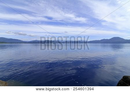 Tazawa Lake In Senboku City, Akita, Japan