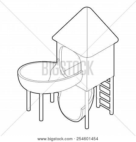 Slide Pipe Icon Icon. Outline Illustration Of Slide Pipe Icon For Web