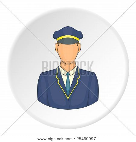 Train Driver Icon. Artoon Illustration Of Train Driver Icon For Web