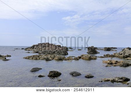 Coast At Cape Nyudozaki, Oga, Akita, Japan