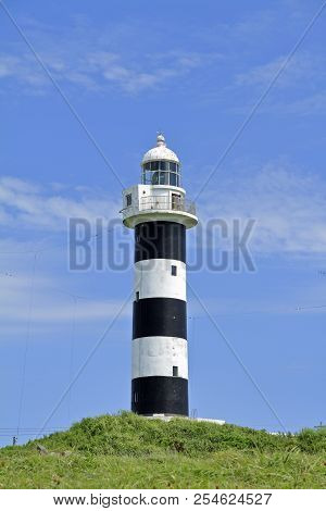 Nyudozaki Lighthouse In Oga, Akita, Japan