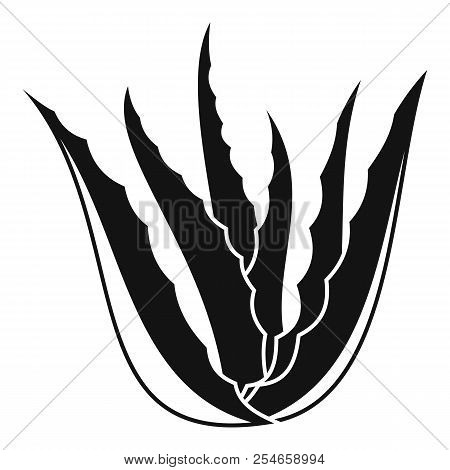 Aloe Vera Plant Icon. Simple Illustration Of Aloe Vera Plant Icon For Web Design Isolated On White B