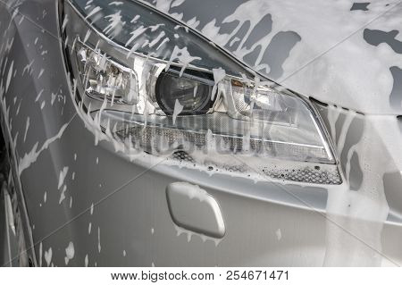 Foam On A Car Light