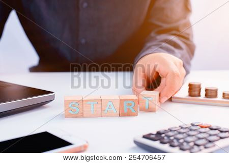 Fresh Start Of The Day. Personal Transformation For Successful Concept. Business Development And Imp