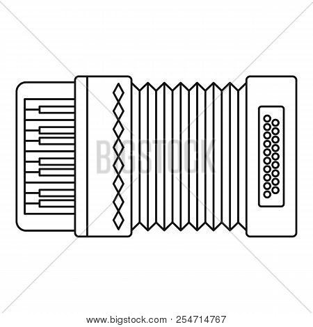 Classical Bayan Icon. Outline Illustration Of Accordion Icon For Web